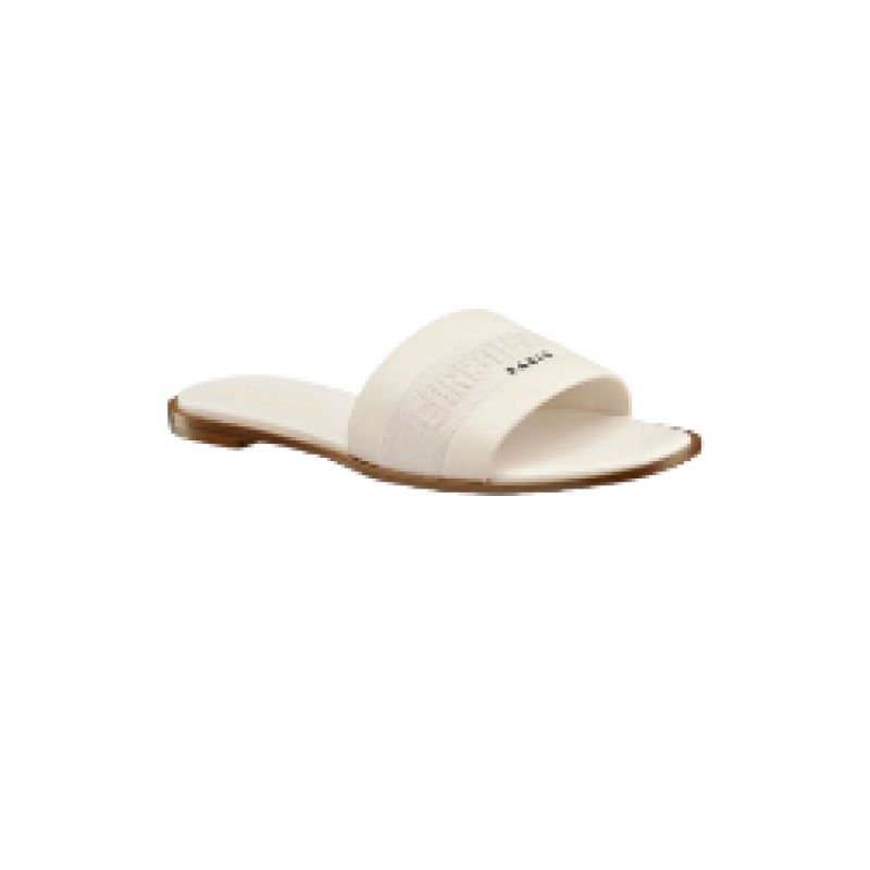 D French fairy style flat sandals in multiple colors